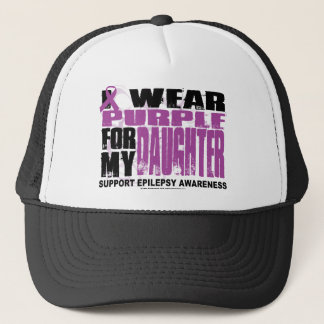 Gorra De Camionero Púrpura de la epilepsia para la hija