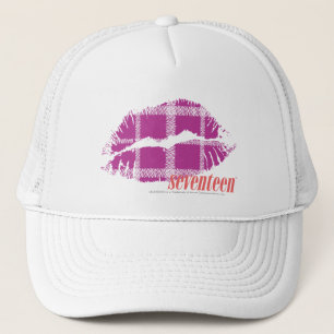 Gorra De Camionero Púrpura de la tela escocesa