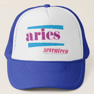 Gorra De Camionero Púrpura del aries