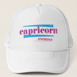 Gorra De Camionero Púrpura del Capricornio
