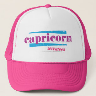 Gorra De Camionero Púrpura del Capricornio