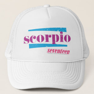 Gorra De Camionero Púrpura del escorpión