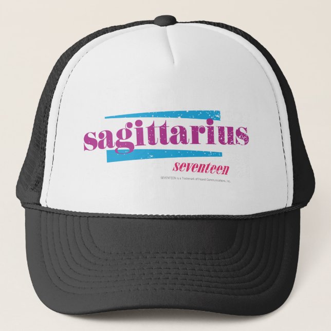Gorra De Camionero Púrpura del sagitario (Anverso)