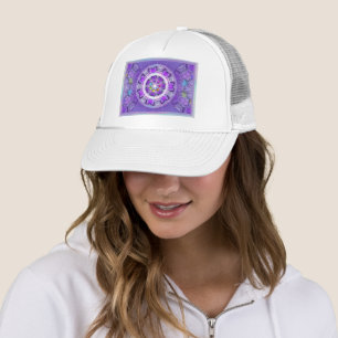 Gorra De Camionero Púrpura W2