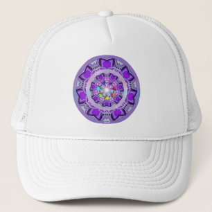 Gorra De Camionero Púrpura W2