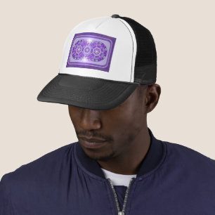 Gorra De Camionero Púrpura W2
