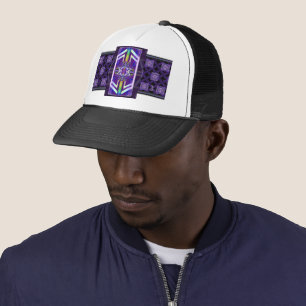 Gorra De Camionero Púrpura W3