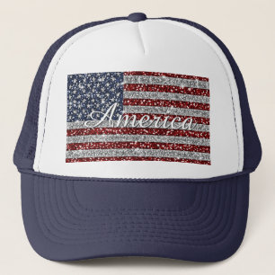 Gorra De Camionero purpurina falso de moda de Guay