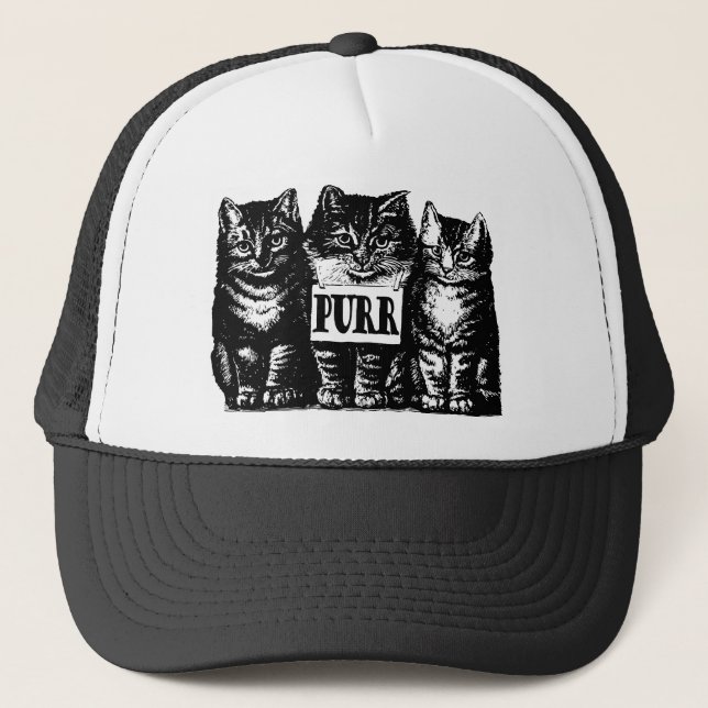Gorra De Camionero Purr Kittens (Anverso)