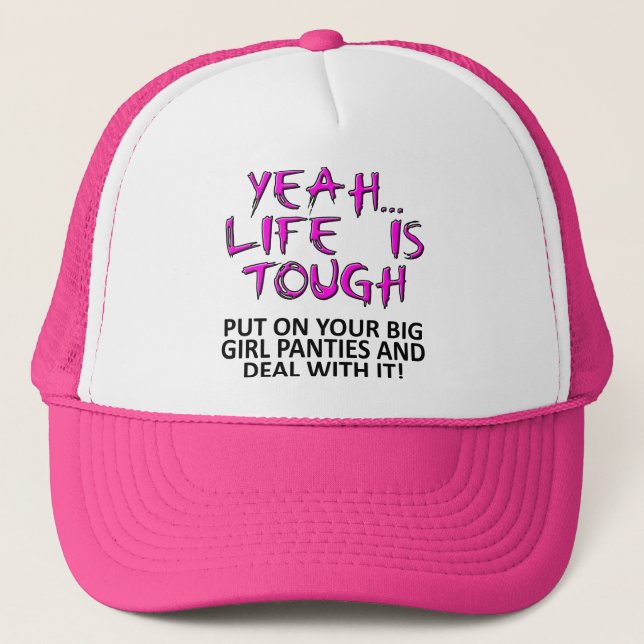 Gorra De Camionero Put On Your Big Girl Panties Funny Ball Cap Hat (Anverso)