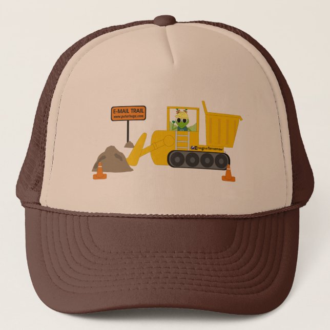 Gorra De Camionero Puterbugs en el trabajo (Anverso)