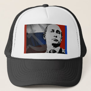 Gorra De Camionero Putin con bandera rusa