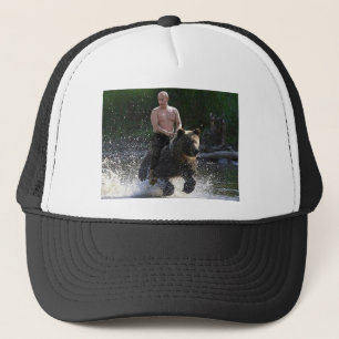 Gorra De Camionero ¡Putin monta un OSO!