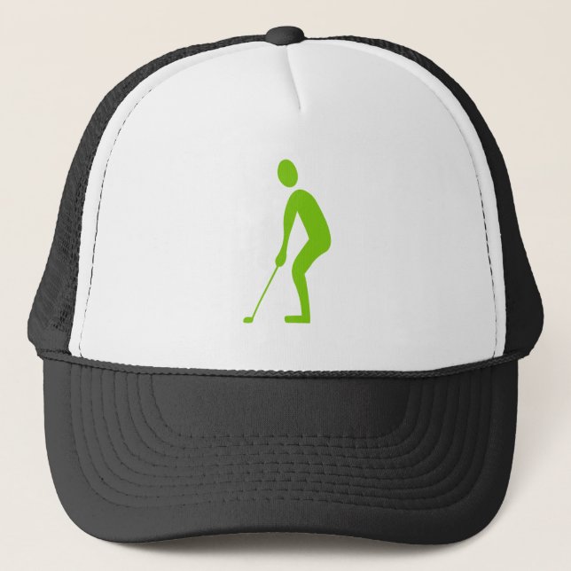 Gorra De Camionero Putting - Martian Green (Anverso)