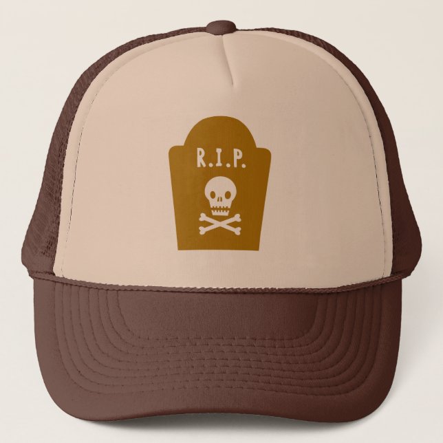 Gorra De Camionero QEPD Skull (Anverso)