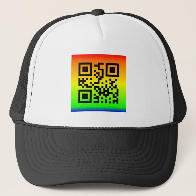 Gorra De Camionero QR Code® dice: AMOR (Anverso)