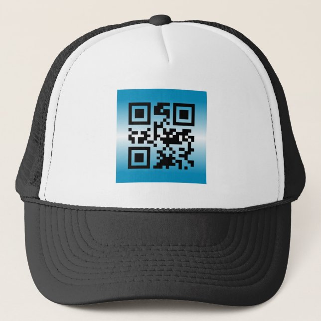Gorra De Camionero QR Code® dice: BIENVENIDO (Anverso)