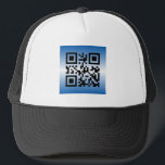 Gorra De Camionero QR Code® dice: FELIZ HANUKKAH<br><div class="desc">QR Code® Saying: HAPPY HANUKKAH - QR Code es una marca registrada de Denso Wave Inc.</div>