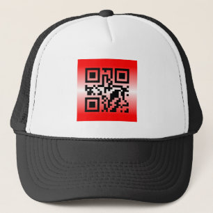 Gorra De Camionero QR Code® dice: TE AMO