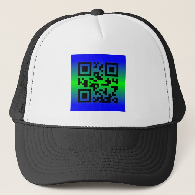 Gorra De Camionero QR Code® dice: TIENE UNA GRAN SEMANA (Anverso)