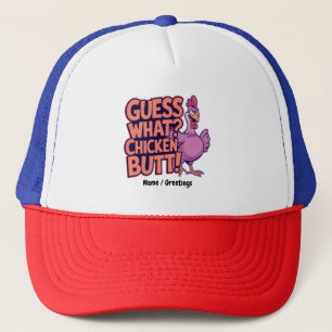 Gorra De Camionero ¿Qué adivinas? ¡Trasero de pollo! Diseño divertido