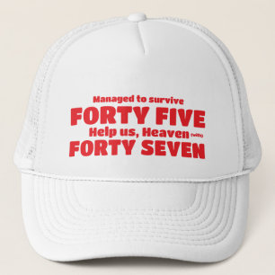 Gorra De Camionero Que Dios nos salve de Donald Trump