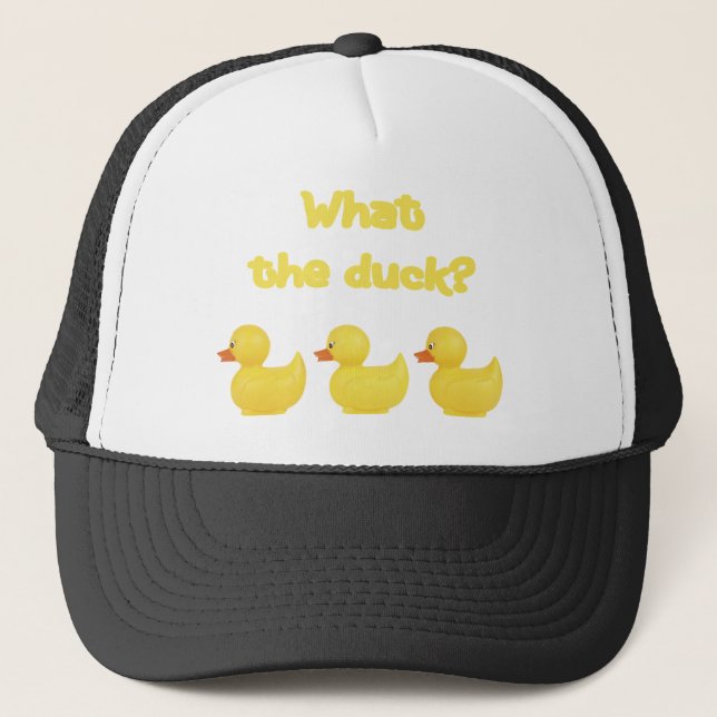 Gorra De Camionero ¿Qué el pato? (Anverso)
