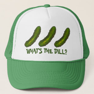 Gorra De Camionero Qué es gracioso el Dill (acuerdo) Green Kosher Pic