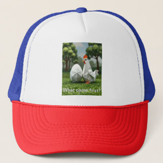 Gorra De Camionero ¿Qué fue primero el pollo o el huevo?