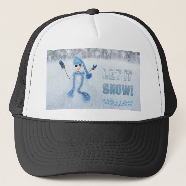 Gorra De Camionero Que La Nieve (Anverso)