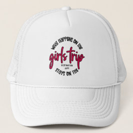 Gorra De Camionero ¿Qué pasa con el personalizado del viaje de Chicas