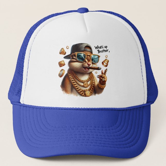 Gorra De Camionero qué pasa hermano (B) (Anverso)