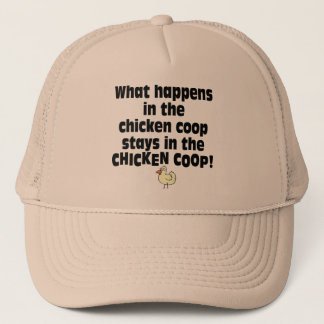 Gorra De Camionero Qué sucede en el gallinero de pollo