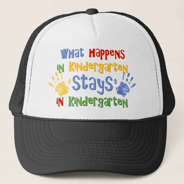 Gorra De Camionero Qué sucede en guardería (Anverso)
