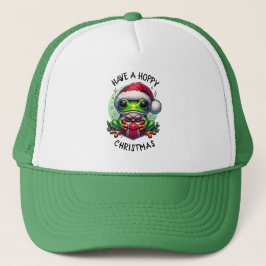 Gorra De Camionero Que tengan Navidades amordazados | Pun de rana