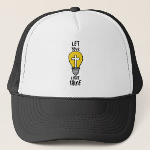 Gorra De Camionero Que tu Biblia Brilla Ligera