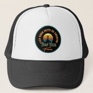 Gorra De Camionero Que Tu Fe Sea Mayor Que Tus Miedos