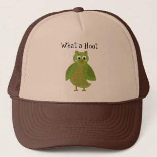 Gorra De Camionero Qué un búho - Búho verde