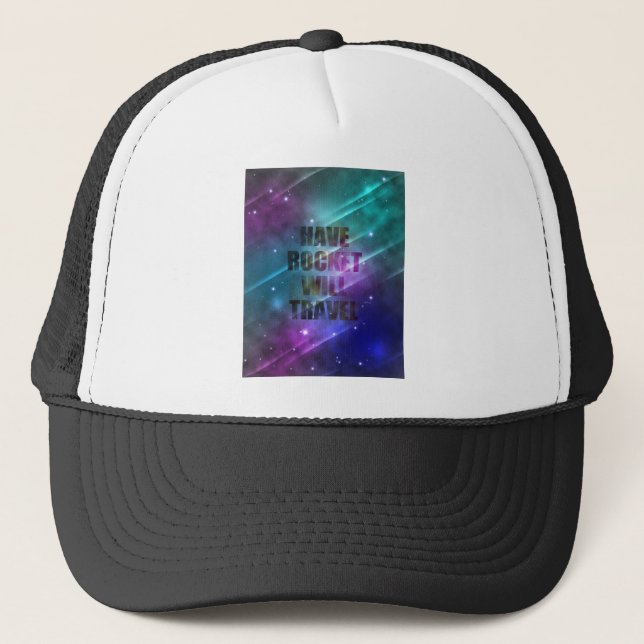 Gorra De Camionero Que viajen cohetes (Anverso)