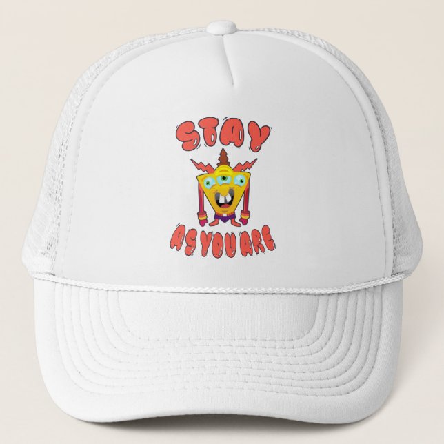 Gorra De Camionero Quédate tal y como estás (Anverso)