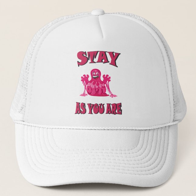 Gorra De Camionero Quédate tal y como estás (Anverso)