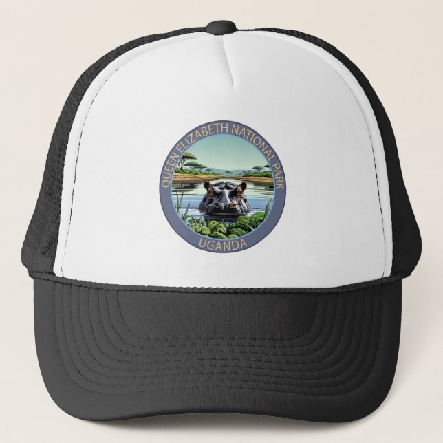 Gorra De Camionero Queen Elizabeth National Park Uganda (Anverso)
