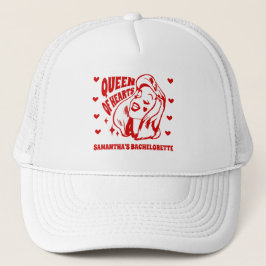 Gorra De Camionero Queen of Hearts Bachelorette Party Hats