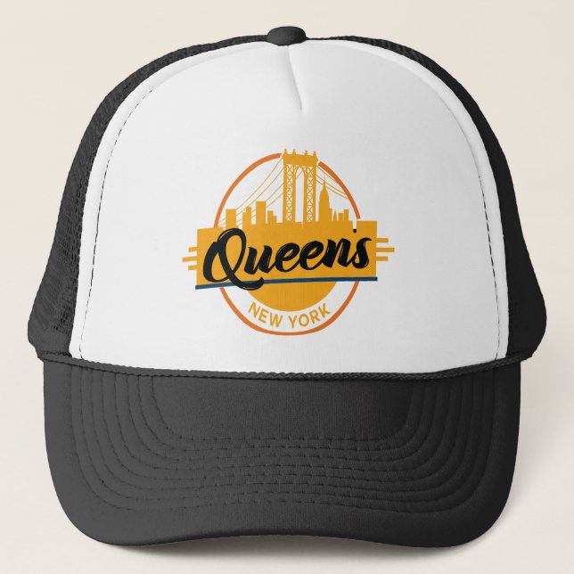 Gorra De Camionero Queens New York (Anverso)