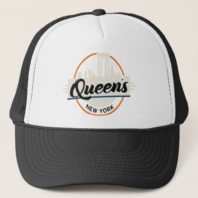 Gorra De Camionero Queens New York (Anverso)