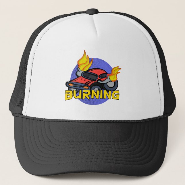 Gorra De Camionero Quemando (Anverso)