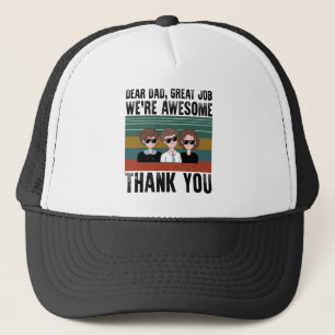 Gorra De Camionero Querido papá, gran trabajo, somos increíbles, grac