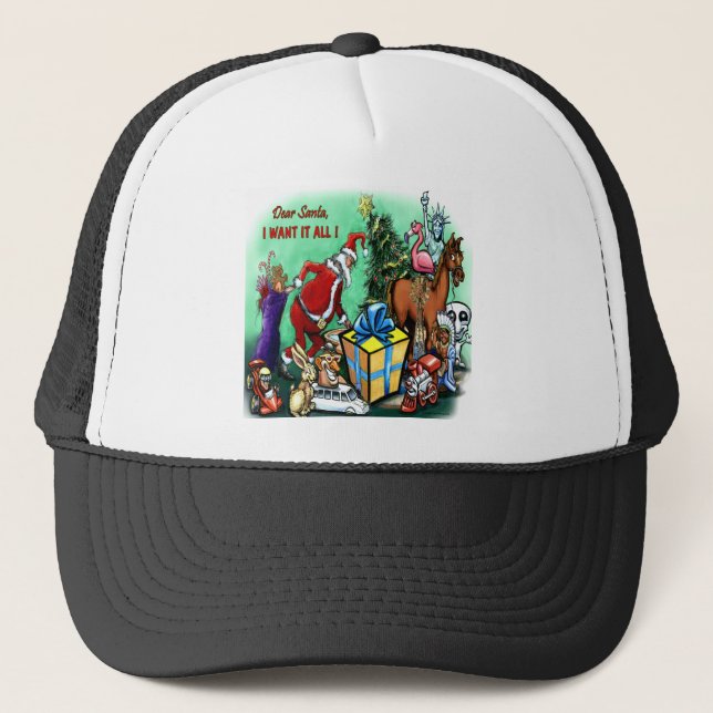 Gorra De Camionero Querido Santa (Anverso)