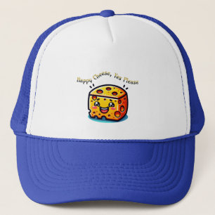 Gorra De Camionero Queso feliz, sí, por favor