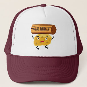 Gorra De Camionero Queso gracioso con log